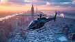 The helicopter is prized for the helicopter's purpose at high altitude in city