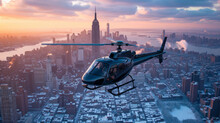The Helicopter Is Prized For The Helicopter's Purpose At High Altitude In City