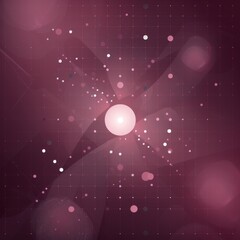  Burgundy abstract core background with dots, rhombuses, and circles