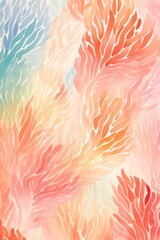 Coral seamless pattern of blurring lines in different pastel colour