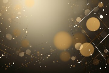  Gold abstract core background with dots, rhombuses and circles