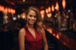 © Konstiantyn Zap - Enchanting Beverage Maven: Behind the bar, a girl with an enchanting smile becomes a beverage maestro, turning every drink into a delightful experience
