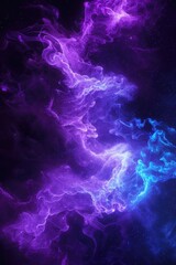 Wall Mural - a stunning image of a purple and blue cloud in the sky. perfect for various creative projects and de