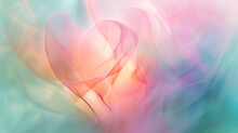 Vibrant Abstract With Swirling Hues Of Pink And Blue Evoking A Sense Of Fluidity And Softness.
