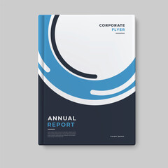 Poster - annual report template business cover design
