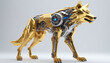 robotic golden wolf mechanic