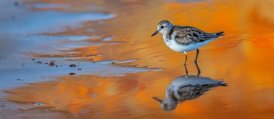 Sticker - Captivating Shore Bird at Cape Cod's Wellfleet Docks - A Stunning View of Wellfleet's Iconic Shore Bird in Action