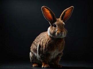 Wall Mural - Black Lapin Beauty