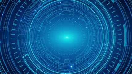 Circle hud futuristic technology background.