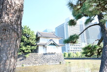 Tokyo Palace Outer Wall And Moat
