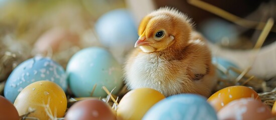 Canvas Print - Egg-cellent Easter Sale: Production Boosts for Chicken, Eggs, and Special Easter Products