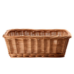 wide basket empty square on transparency background PNG