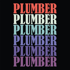 Wall Mural - Plumber. Plumber. Plumber. Plumber. Plumber.