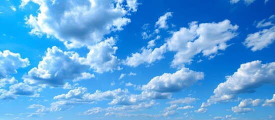 Wall Mural - stunningly beautiful blue sky: a captivating display of the beautifull, blue, sky's majestic splendo