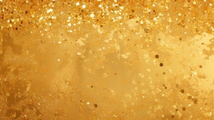 Wall Mural - Abstract gold background. Gold glitter texture. Golden grunge background. Generative AI