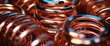 Gleaming Copper Coils Close-Up - Industrial Elegance
