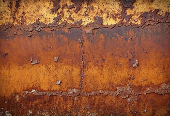 Rusty metal texture orange color, background