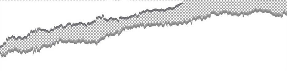 Wall Mural - Vector torn paper. paper ripped message, torn paper edge, Torn sheets of paper.  Torn sheets of the book to textbook png.