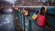 Locks on the bridge
