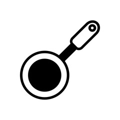 frying pan icon symbol vector template