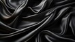 black silk satin fabric abstract background