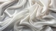 white silk satin fabric abstract background