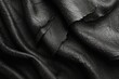 abstract black background, leather creased crinkled wrinkled