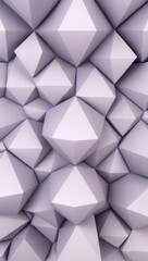 Polygonal Art Geometric Abstract Monochromatic Background