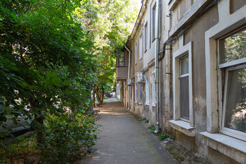 Wall Mural - A narrow street in the historic center of Odesa. Ukraine