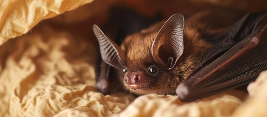 Poster - Rescued Big Brown Bat Finds Sanctuary in New Home