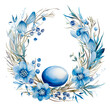 Easter wreath with egg