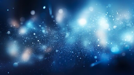 blue glow particle abstract bokeh background