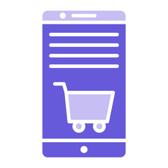 Sticker - Mobile Shopping Icon of Seo and Web iconset.