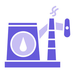 Poster - Oil Platform Icon of Pollution iconset.