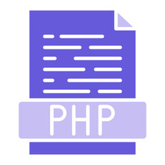 Poster - Php File Icon of Computer Programming iconset.