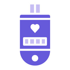 Canvas Print - Pulse Meter Icon of Health Checkup iconset.