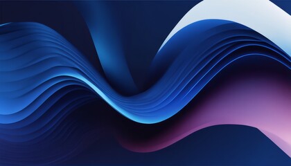 Wall Mural - A blue and purple wave in the ocean