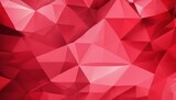 Fototapeta Abstrakcje - A red background with a pattern of triangles