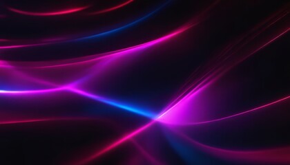 Poster - A purple and blue neon light in motion