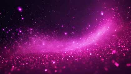 Poster - A purple nebula with stars in the background