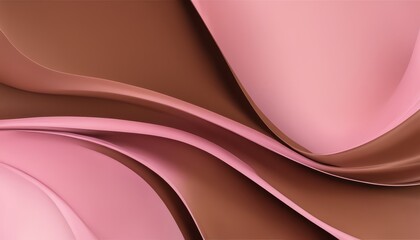 Poster - A close up of a pink and brown object