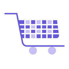 Wall Mural - Shopping Cart Icon of Mall iconset.