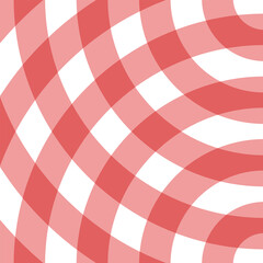 Poster - abstract geometric repeatable seamless white pink circle pattern.