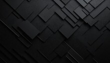 Black, White, Dark Gray Abstract Background With Geometric Shapes