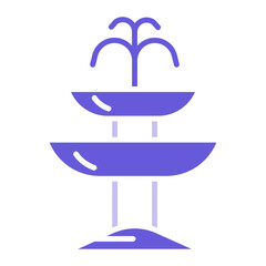 Poster - Fountain Icon of Village iconset.