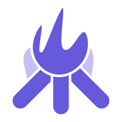 Poster - Bonfire Icon of Village iconset.