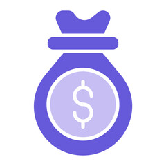 Wall Mural - Money Bag Icon of Accounting iconset.