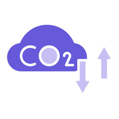 Poster - Carbon Footprint Icon of Renewable Energy iconset.