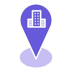 Poster - Location Icon of Restaurant iconset.