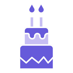 Poster - Cake Icon of Party and Celebration iconset.